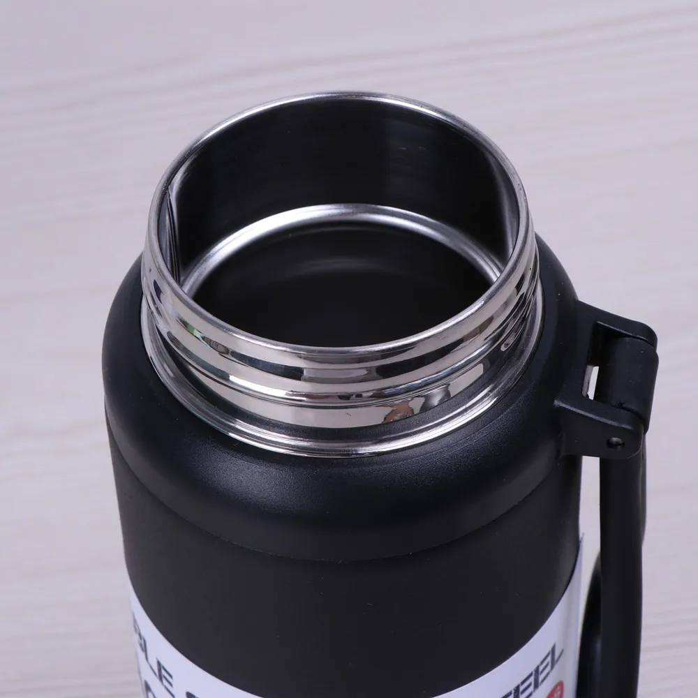 800Ml / 1000Ml Large Capacity Double Stainless Steel Thermos Outdoor Travel Portable Leak-Proof Car Vacuum Flask 1PCS