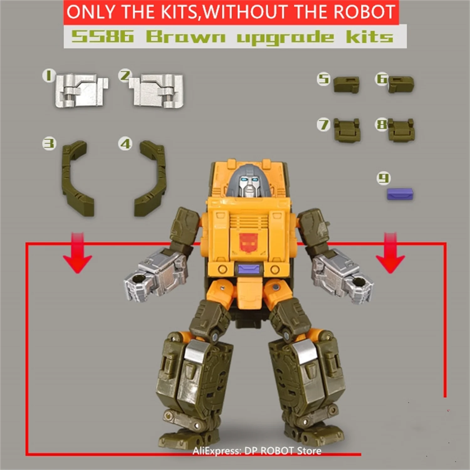 スタジオシリーズのより良いアップグレードの充填キット、茶色の充填