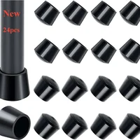 4/24pcs Chair Leg Covers Rubber Foot Protectors Furniture Table Covers Sock Plug Covers Furniture Leveling Feet Home Decoration 1