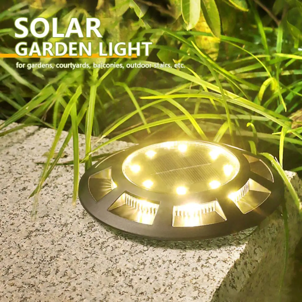 

Solar Ground Light IP65 Waterproof for Park Villa Courtyard Lawn Balcony Walkway Garden Landscape Decoration