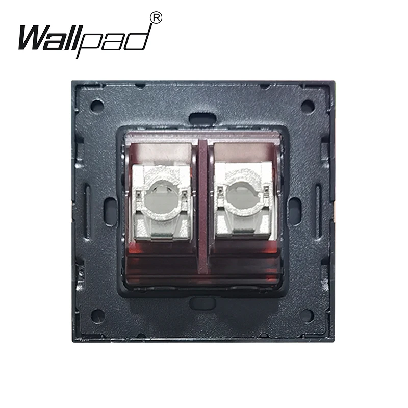 Enhanced Product Title: 
Premium CAT7 Dual Data Socket with Elegant Acrylic Glass Frame (White, Black, Gold)