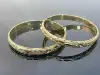 2 Pcs Cuban Chain Bracelets for Women Charm Bracelets Bangles  Jewelry 5