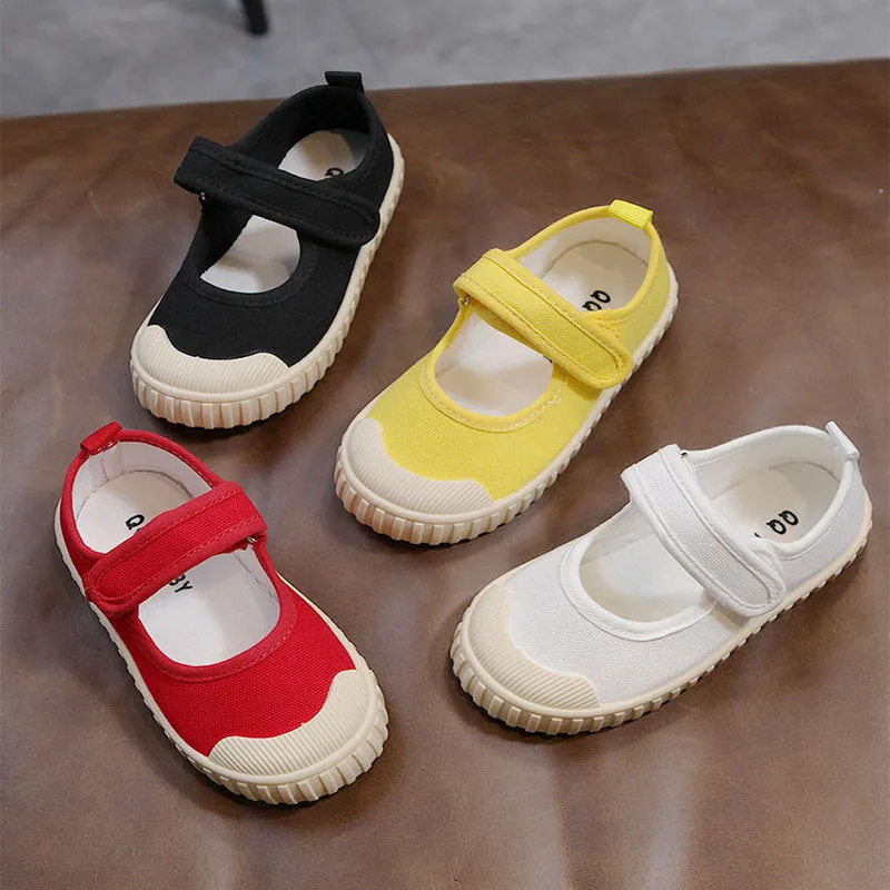 

Spring New Student Lightweight Breathable Soft Sole Cookie Shoes Student College Style Flat Bottom Non Slip Canvas Shoes