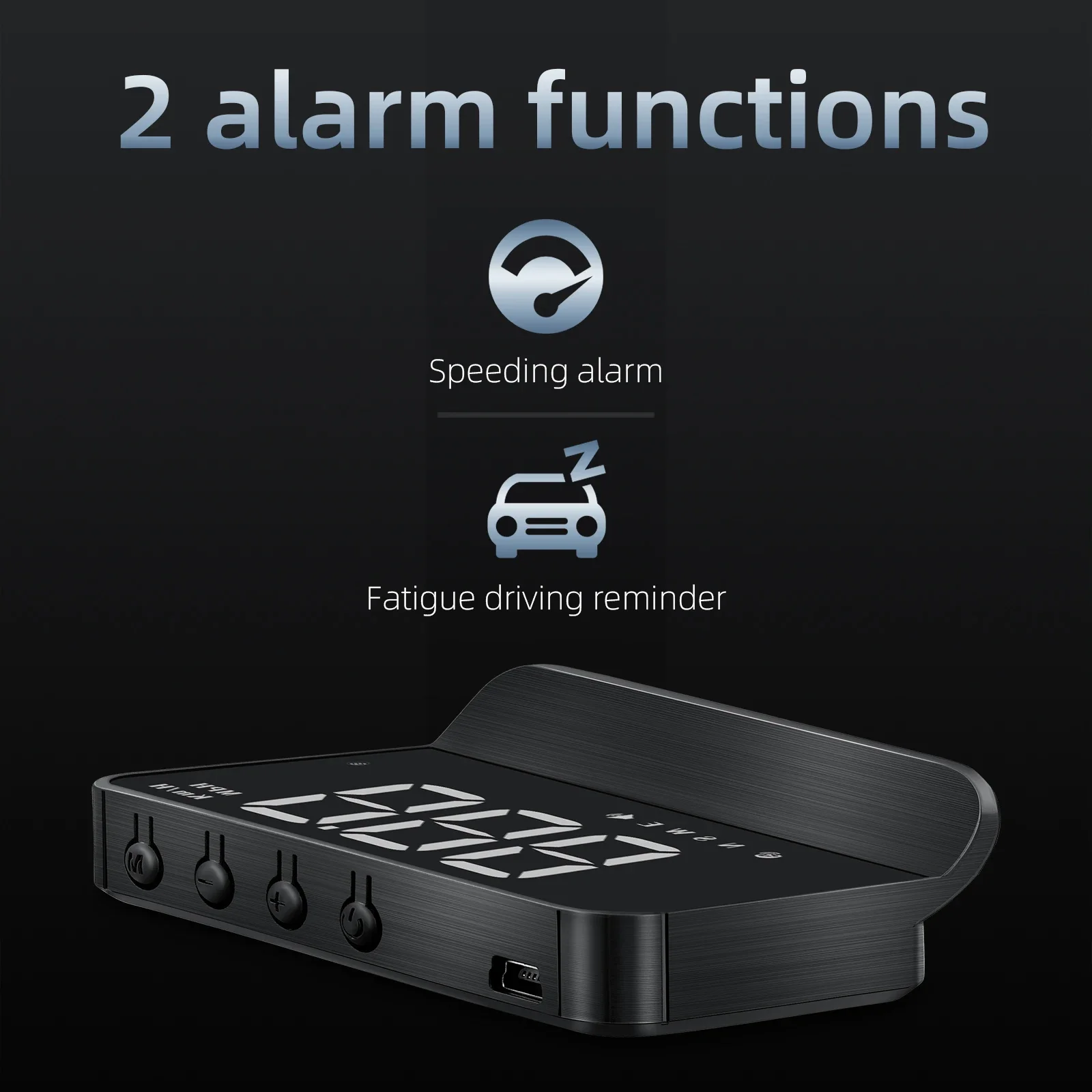 HUD GPS Car Head-Up Display Windshield Projector Digital Speedometer & Monitor