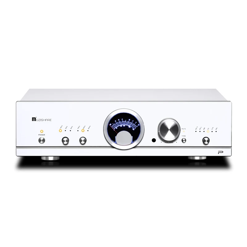 MUZISHARE R90 담즙 사전 단계 전력 증폭기, 발열 등급 순수 담즙 기계, 주파수 조정 기능이 있는 전자관 전단계