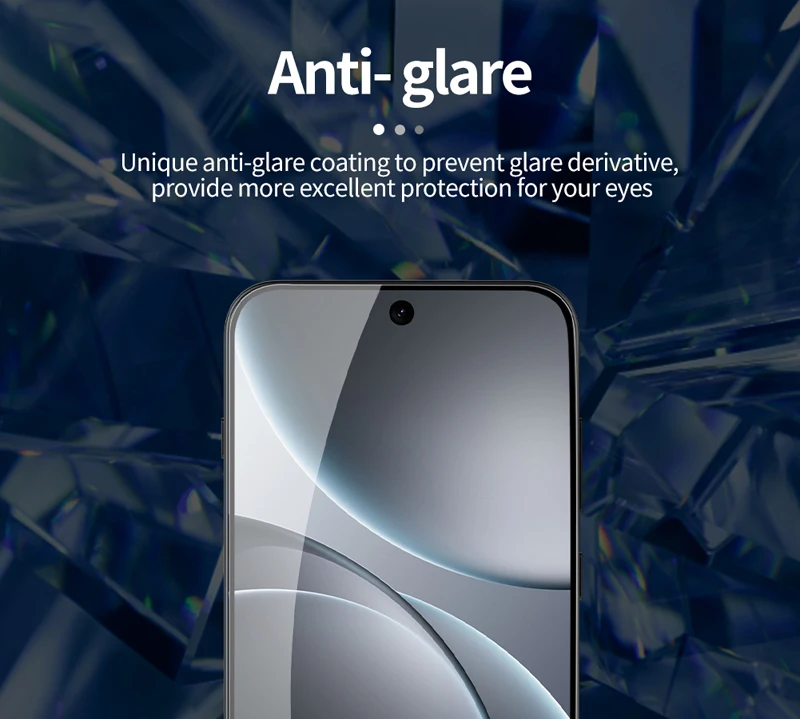 Premium Tempered Glass Screen Protector with Anti-Fingerprint Technology