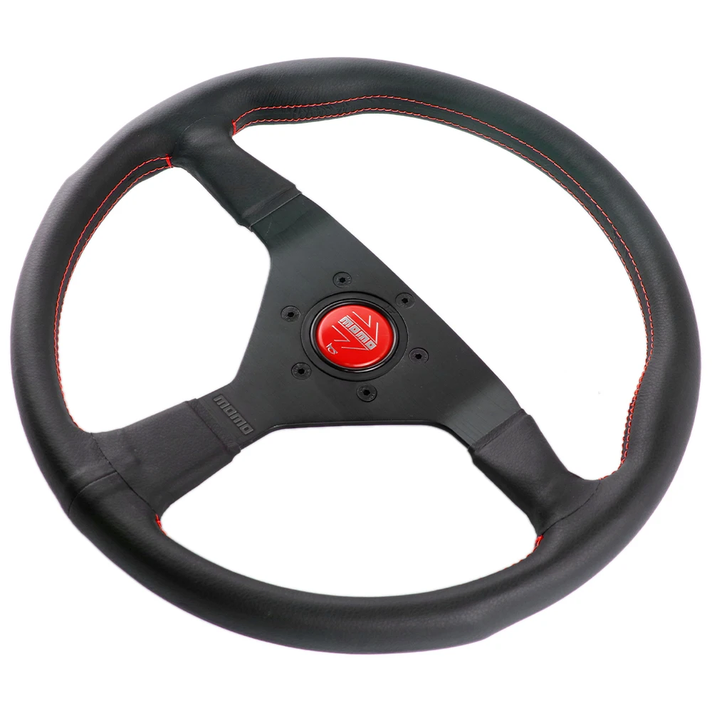 Volant de voiture en cuir véritable, Deep Dish, dehors Racing, Mugen,  350mm, 14 - AliExpress