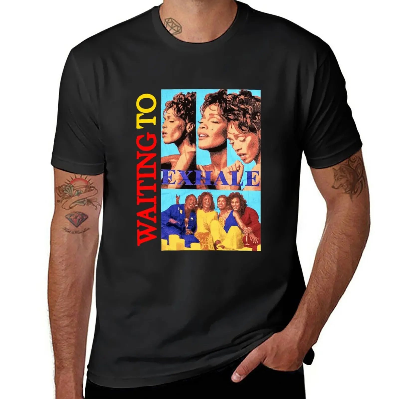

New VTG RARE 1995 Waiting To Exhale T-Shirt heavyweight t shirts black t shirts men workout shirt