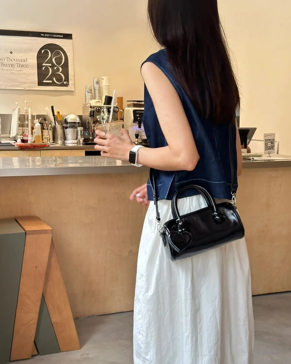 JIAERDI Vintage Pu Leather Black Messenger Bag Women New Retro Handle  Crossbody Bags Ladies Boston Pillow Y2k Handbag Aesthetic