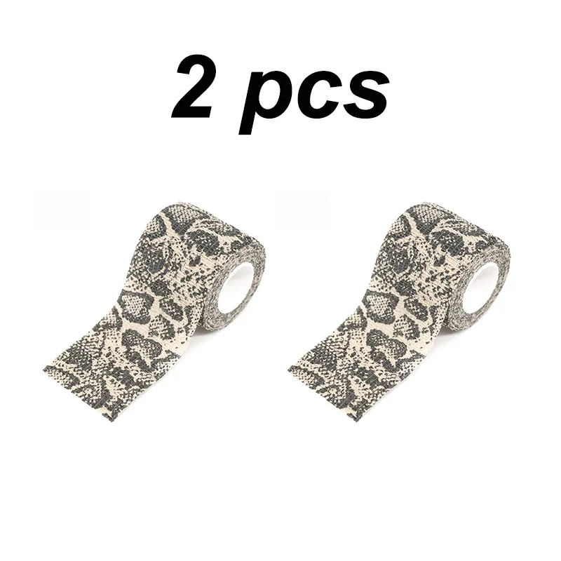 Animal Print Self-Adhesive Tattoo Elastic Bandage - Versatile Sports Wrap Tape for First Aid and Pet Care