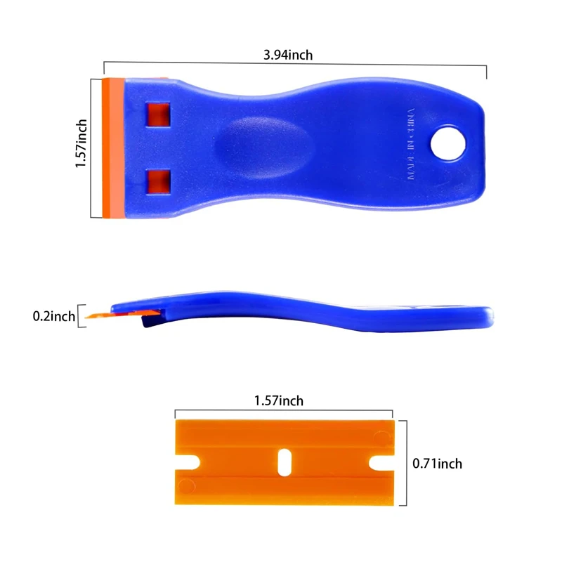 Glue Removal Scraper Multifunctional Plastic Glass Car Film Application Tool Razor Paint