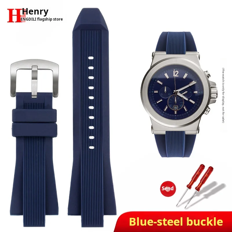 Luxury Men's Silicone Rubber Watch Strap - Soft and Durable by Michael Kors
