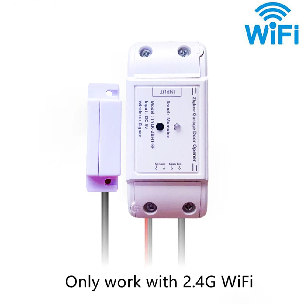 Tuya Smart WiFi Zigbee Garage Door Opener With RF433 MHz Wrieless