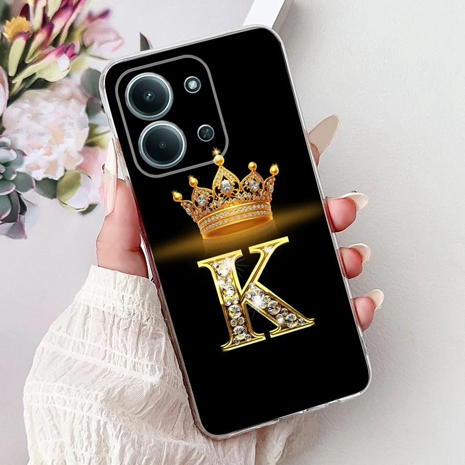 Luxury Letter Design Slim Phone Case - Soft Back Cover Coque