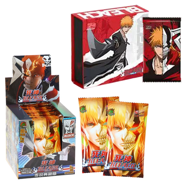 

New Original Japan Anime Bleach Card Box Hobby Collections Playing Game TCG Rare Trading Cards Collectible for Children Gift Toy