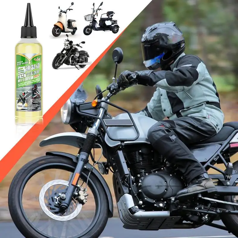 Brake Fluid DOT 4 Bikes Brake Fluid 100ml Mineral Oil Motorcycle Oil Automotive For High Temperature ﻿