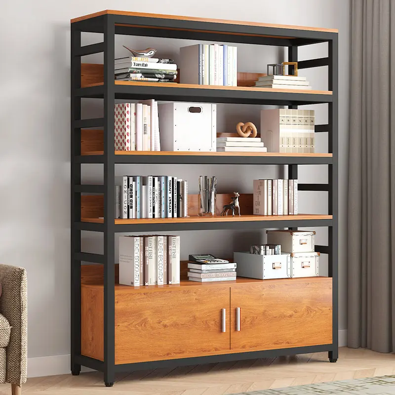 다층 선반 보관 선반 바닥 간단한 책장, 도서관 집 거실 다리미 디스플레이 선반 