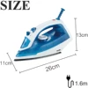 "9085Sonifer Electric Steamer Iron  SF-9085 .Transparent Water Tank .Ceramic soleplate .Rotating Swivel Cord 6