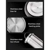Electric Kettle, INTASTING Wide Opening Glass Kettle with Tea Infuser, 9 Smart Presets, Auto Memory, Mute, 1200W Fast Heating 4