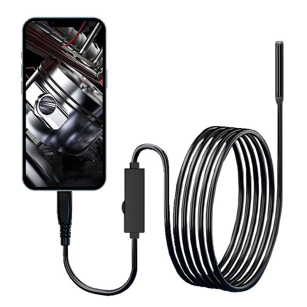 3in1 2MP 8MM 1080P USB for Android ISO Dual Lens Endoscope Camera CMOS Borescope Inspection Otoscope Camera Digital Microscope 6