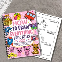 Книга для рисования на 1 шт., содержит 222 очаровательных рисунка, идеально подходит для любителей рисования, чтобы научиться рисоваться — изображение 5