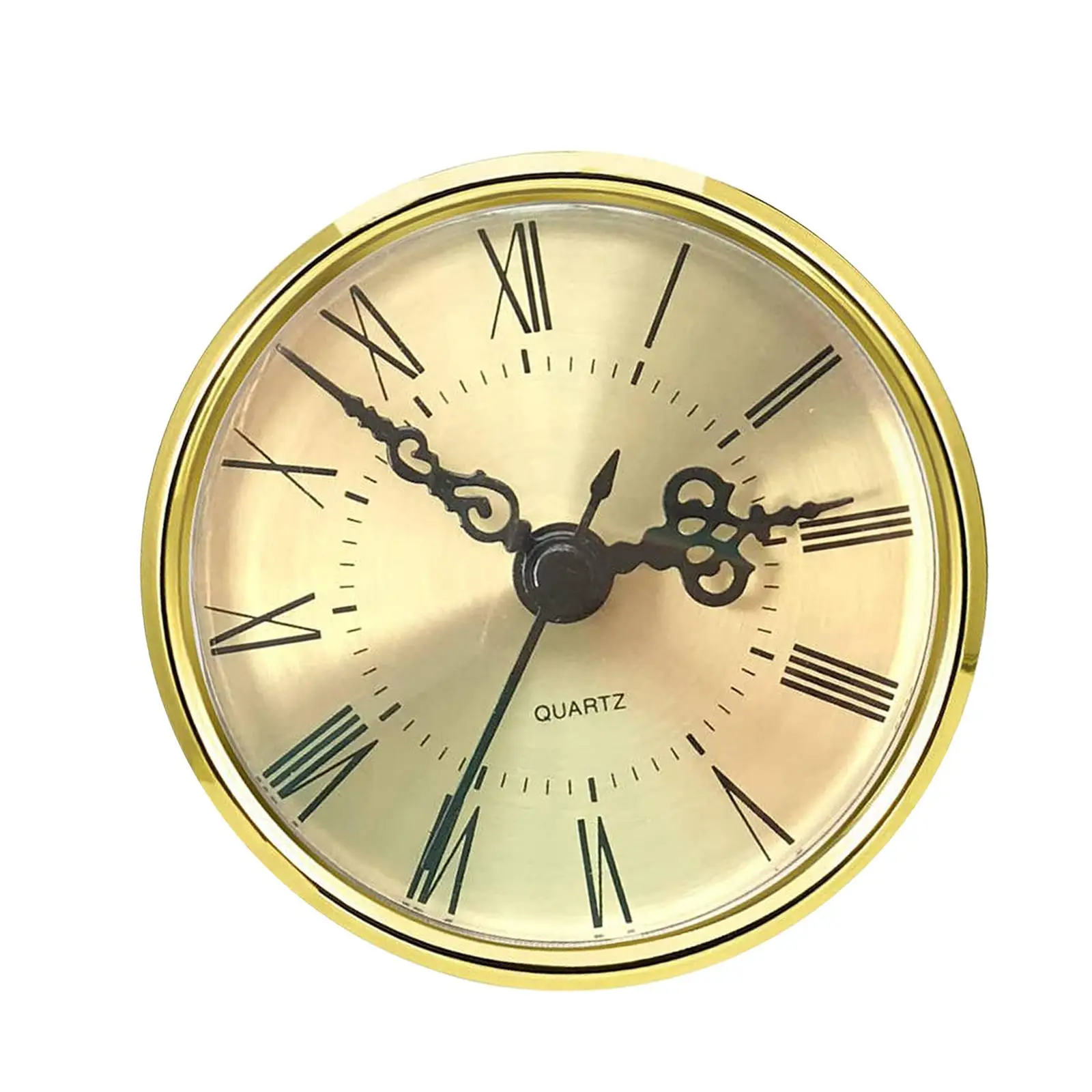 Clock Insert Round Movement Numeral Roman Mechanism Repair Replacement 70 mm