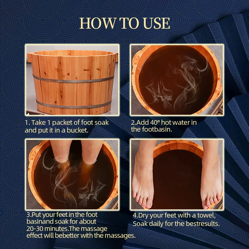 Foot Bath Powder Foot Odor Sweat Soak Tinea Pedis Athlete Feet Deodorizer Beriberi Antibacterial Remover Sophora Flavescens Care
