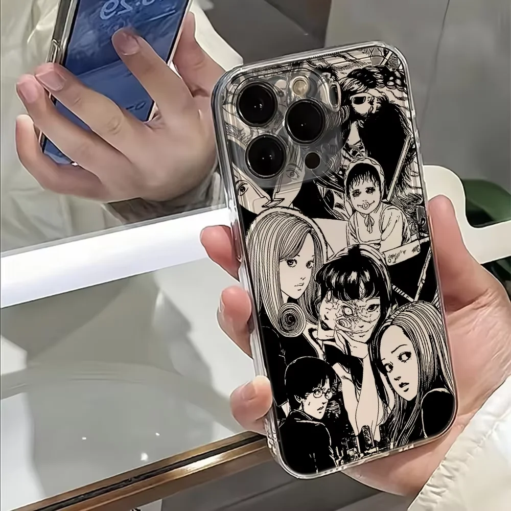 Junji Ito Horror Manga Tomie Transparent Phone Case