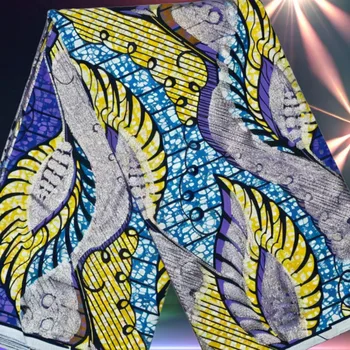 2025 New Style Hollande African Fabrics Nigerian Golden Wax Print High Quality African Wax Fabrics For Dress 1