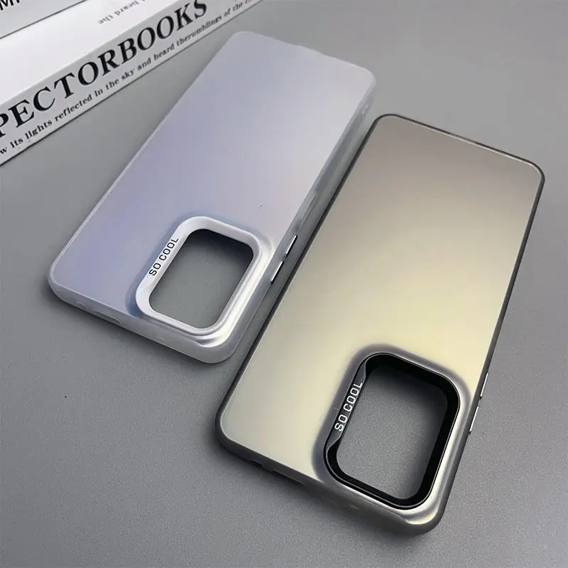 Luxurious Metallic Aurora Matte Cover for OPPO Reno Series and F21 Pro