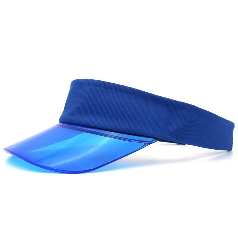 New Custom Logo Adjustable Men Baseball Cap Outdoor Sports for Women Transparent Plastic Pvc Empty Top Hat Sun Tennis Golf Hats 6