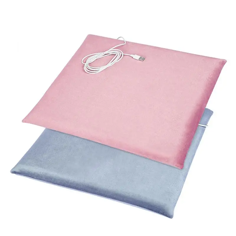 

Car Heated Seat Cushion Universal 5v Heated Seat Covers For Cars Memory Foam Comfortable Chair Cushion Self-Heating Seat Heater