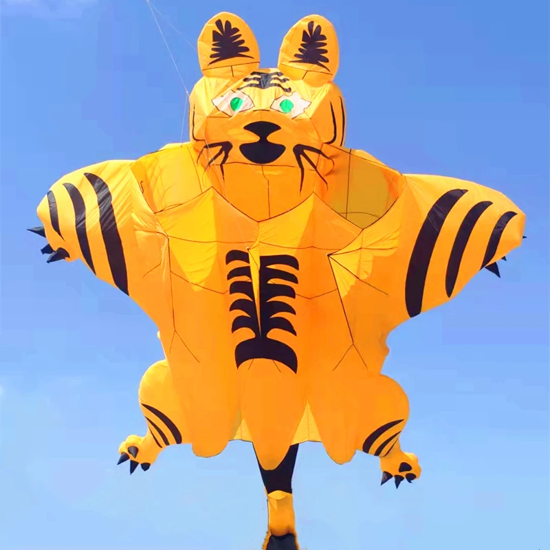 free shipping 12m large tiger kite flying soft kites for adults professional outdoor toys big kite octopus show kites factory