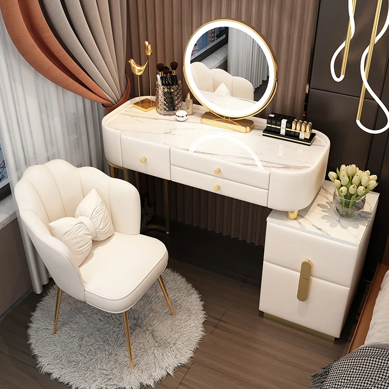 Toilette Specchiera Comò Vanity Chair Armadi Portaoggetti Comò In Legno Vanity Desk Muebles De Dormitorio Mobili Per Camere Da Letto