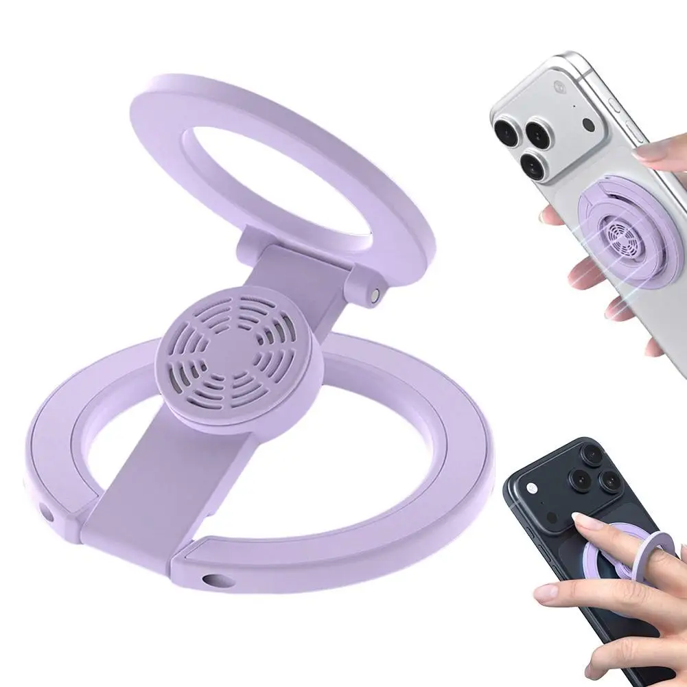 Nuovo supporto magnetico per telefono a 3 anelli cavi per aromaterapia, bifacciale, compatibile con MagSafe, multifunzione, per auto e scrivania