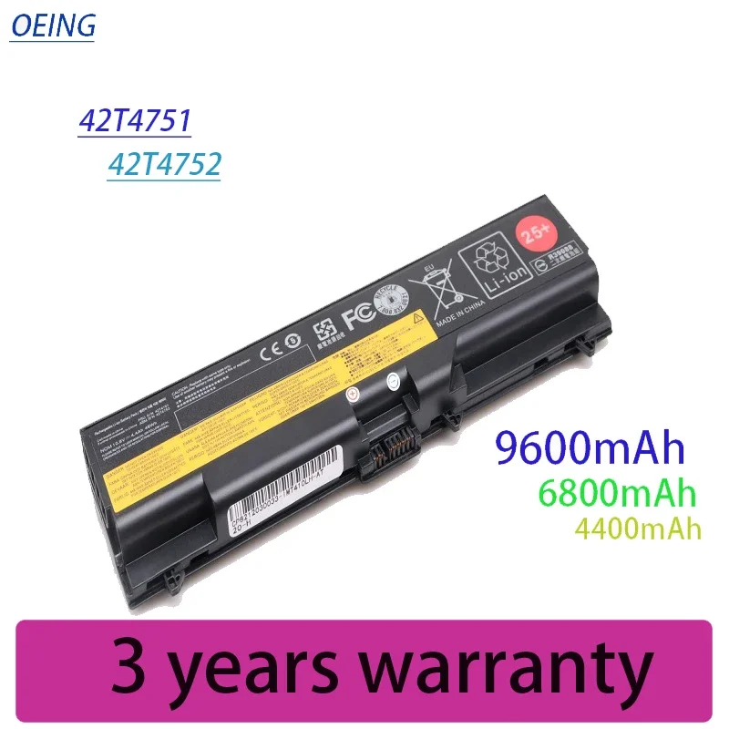 

Bang New laptop battery for lenovo ThinkPad L520 SL410 SL510 T410 42T4737 42T4753 42T4852 42T4911 42T4912 FRU 42T4755 42T4751