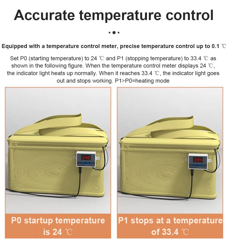Description Picture 5 of itemBread Dough Fermentation Box Yogurt Maker Temperature Adjustable Rice Wine Natto Fermenting Machine Raising Proofer Meals Heater