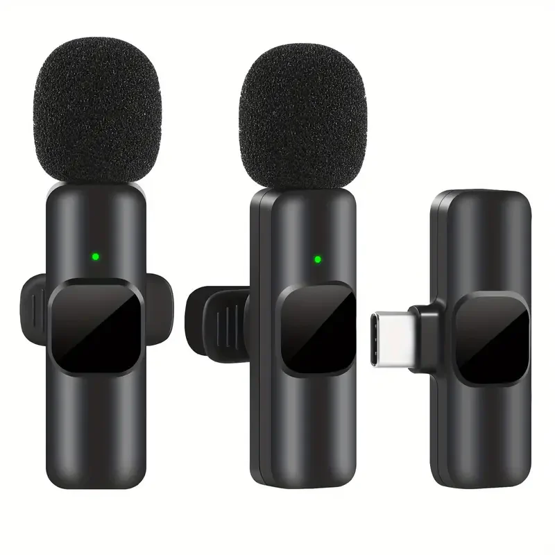 Type-C Wireless Lavalier Microphone for Recording and Streaming