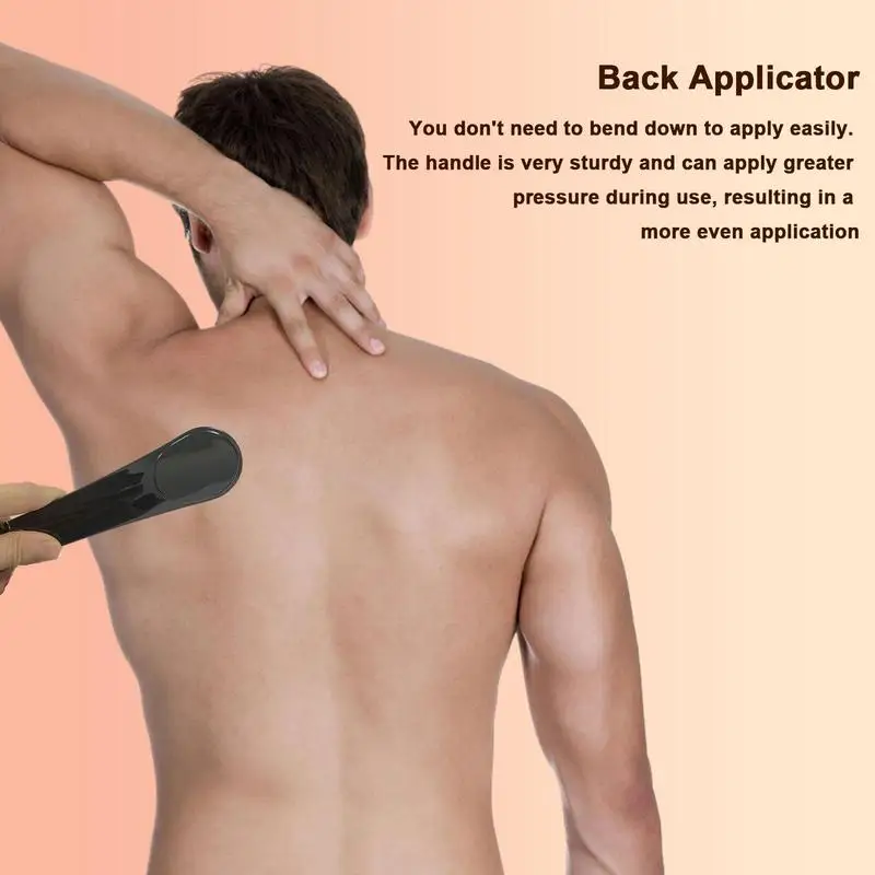 Self Tanner Back Applicator Foldable Streak-Free Self Tan Back Applicator Sunscreen and Tanning Lotion for