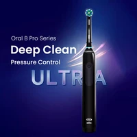 Oral B Pro 4 Ultra Electric Toothbrush 3D Rotation Rechargeable Teeth Brush Pressure Sensor 4 Brushing Modes 2 Min Timer 5