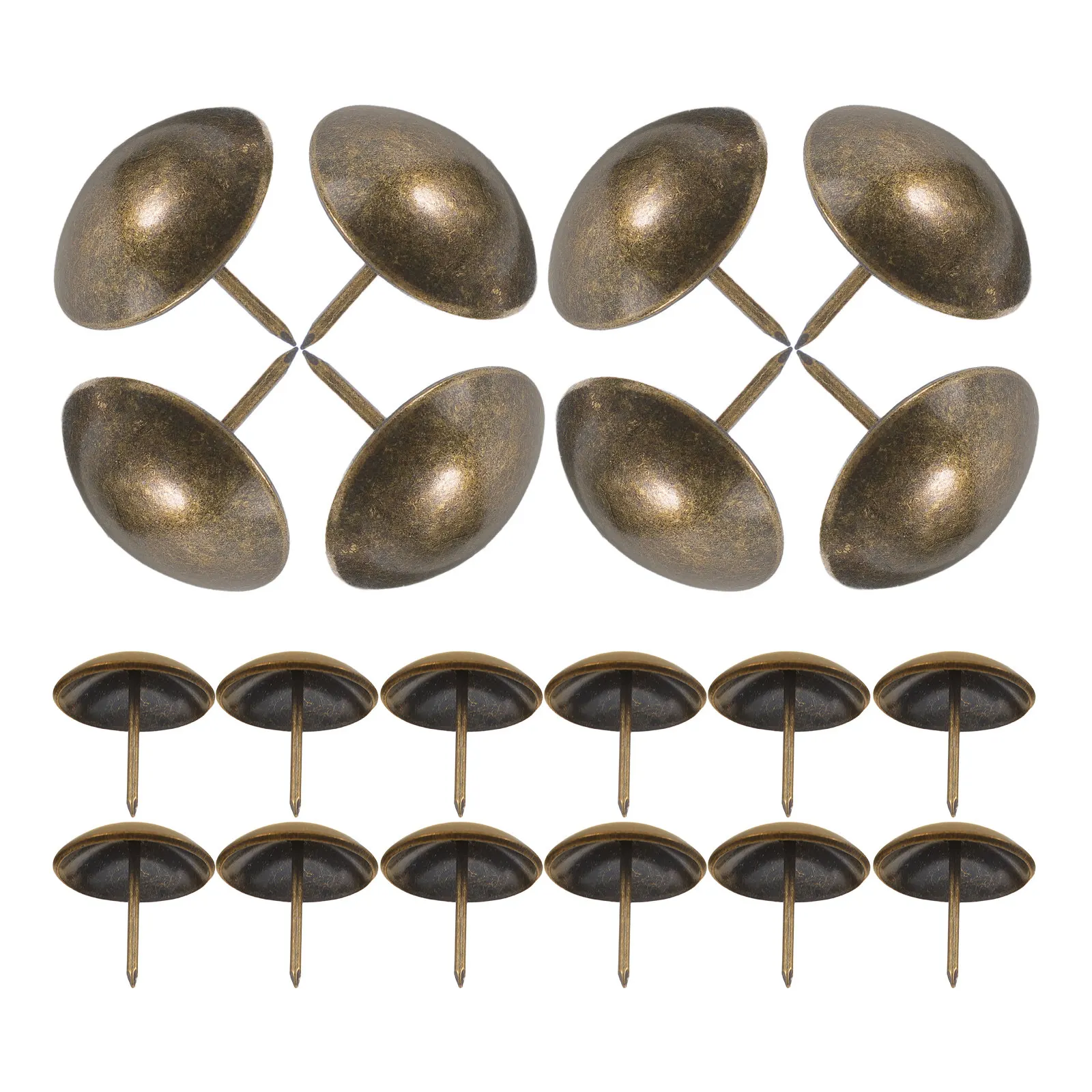 30개 빈티지 철제 장 원형 못, 가구 소파 의자 DIY 홈데코 레트로 푸시핀 썸타크 헤비 듀티