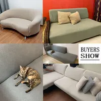 Sofa Cover For Living Room Thick Jacquard Elastic All-Inclusive Couch Cover Stretch L-shaped Corner Sofa Slipcovers 1/2/3/4Seate 2