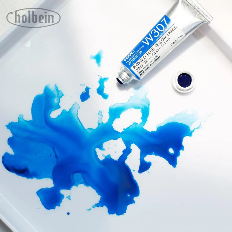 Japan Holbein Series 2 Artists' Transparent Watercolor Paint 15ml/0.5oz Tubes Art Watercolour Professional Drawing Supplies