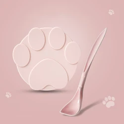 Silicone Pet Food Sealer and Spoon Duo - Fresh-keeping Storage Lid (Set Pink)