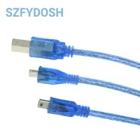 30CM USB Cable for Uno R3/Nano/MEGA/Leonardo/Pro Micro/DUE Blue High Quality A Type USB/Mini USB/Micro USB Cable For Arduino - Image 2