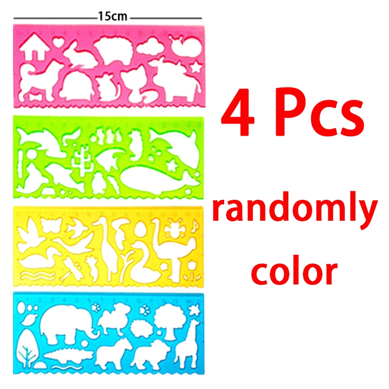 DIY Magic Rainbow Color Scratch Art Paper Card Set With Graffiti Stencil  Drawing Board Stick Art Painting Educational Toys Gifts