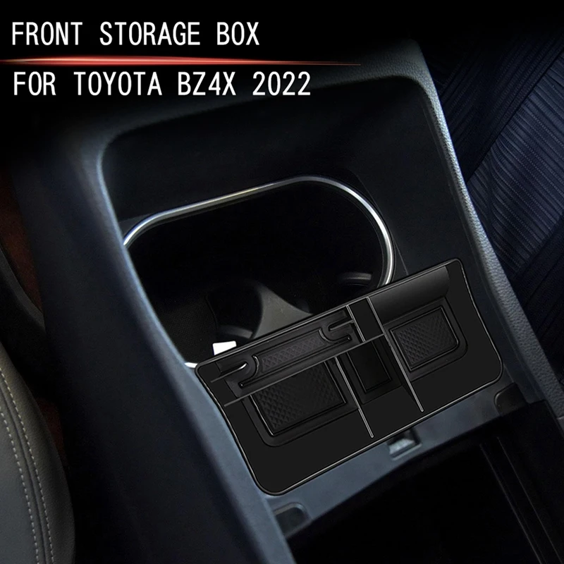 

Центральная консоль для Toyota BZ4X 2022 +, передний лоток для хранения, органайзер для аксессуаров для салона
