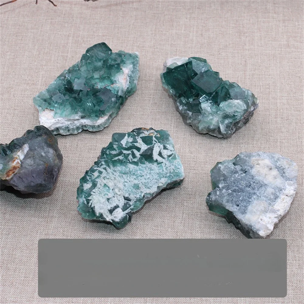 Grüner Fluorit-Mineralproben-Cluster – Bild 5