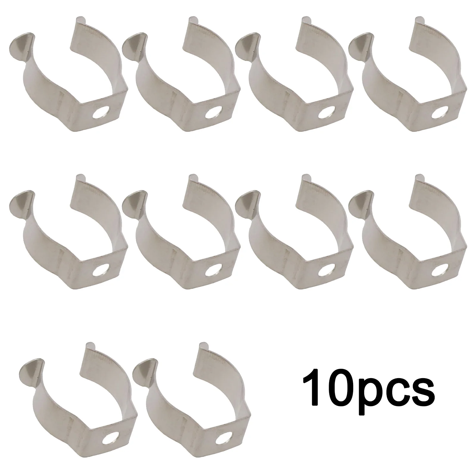 10pcs Spring Terry Clips Stainless Steel Narrow Base Tools 6mm-28mm Heavy Duty Tools Storage Hangers For Garages Sheds Hardwares