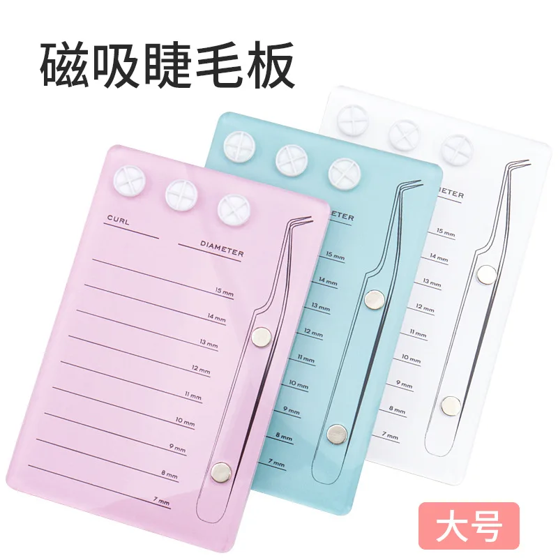 Acryl Wimpern Halter Magnetische Saug Skala Platte Falsche Wimpern Tablett Display Board Wimpern Extensions Liefert – Detail 1